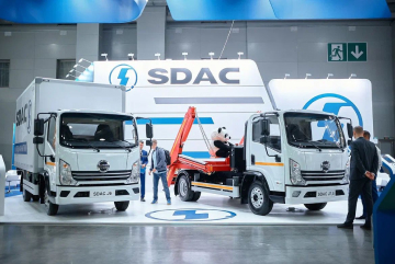 SDAC Commercial Vehicles. For the first time in Russia. Russia.